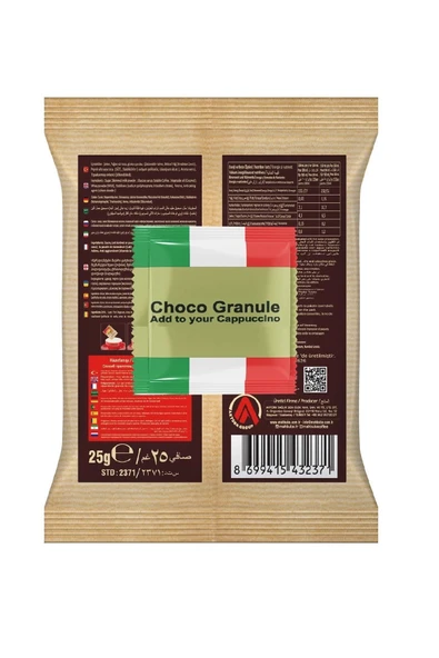 Mahbuba Çikolata Soslu Bol Köpüklü Granule Cappuccino Hazır Kahve 20x25gr - 3