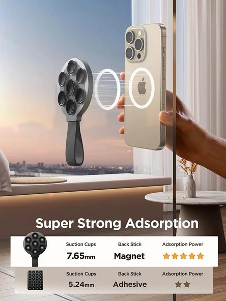 Joyroom Jr-ZS393 Magsafe Uyumlu Vantuzlu Telefon Tutucu