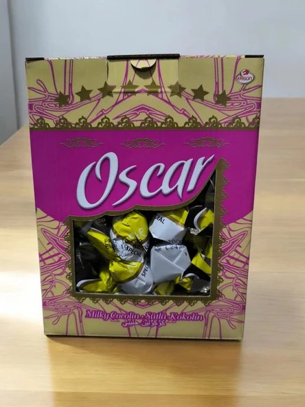 Oscar Fındık Aromalı Sütlü Kokolin Çikolatalı Şeker 1 Kg - 3