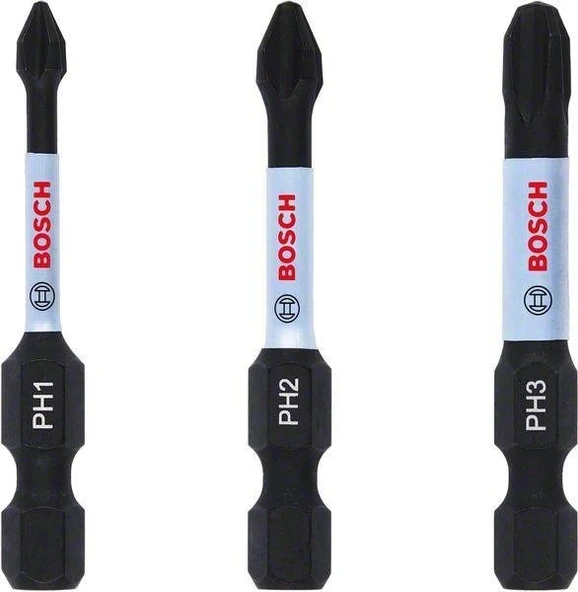 Bosch Impactc Yıldız Bits Ucu Ph1/2/3 50mm 3'Lü 2608522491 ürün görseli