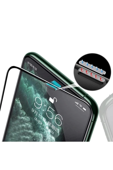 iPhone 16e Uyumlu Anti-Statik Toz Tutmaz Ahize Toz Filtreli Premium Ekran Koruyucu - 2
