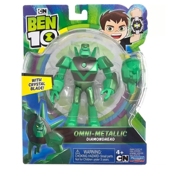Ben 10 Basic Figürler S22 Omni-Metallic Diamondhead - 2