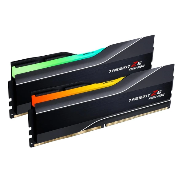 G.Skill Trident Z5 Neo RGB F5-6400J3239G16GX2-TZ5NR 32GB (2x16GB) DDR5 6400MHz CL32 Masaüstü Bellek - Resim 2