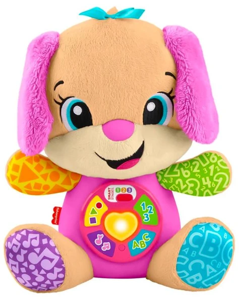 Fisher Price Gül ve Öğren Akıllı Aşamalar Yavru Köpek Pembe JFD34 - 2