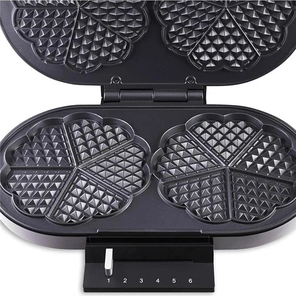 Arnica GH26230 Tostika Double Waffle Makinesi - Resim 3