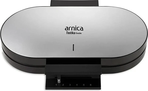 Arnica GH26230 Tostika Double Waffle Makinesi - Resim 4