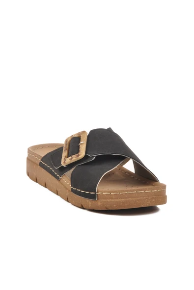 Ayakmod Siyah Anatomik Kadın Terlik 117.001 Z - 3