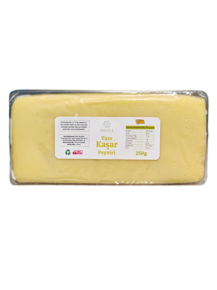 Sayina %100 Doğal Taze Kaşar Peyniri 250 Gr - 2