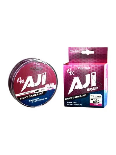Fujin Aji Light Game Braid 4X 100Mt. Pink İp ürün görseli 1