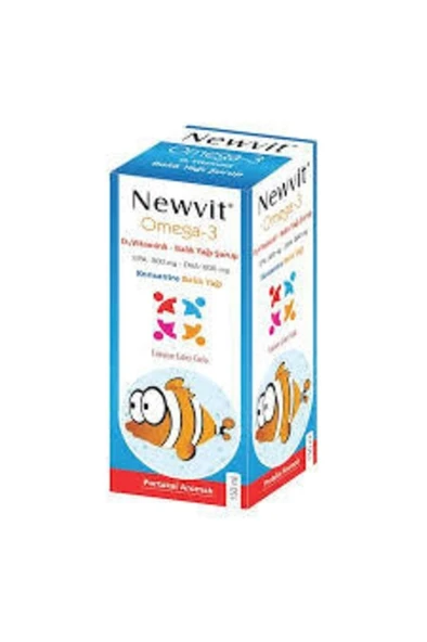 Newvit Omega-3 D3 Vitaminli Şurup 150 ml Yeni Ambalaj - 2