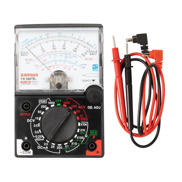 Ayt Powermaster YX-360TRN Analog Ölçü Aleti Multimetre Transistör Entegre Devre Ac Dc Ölçer Ölçüm Cihazı