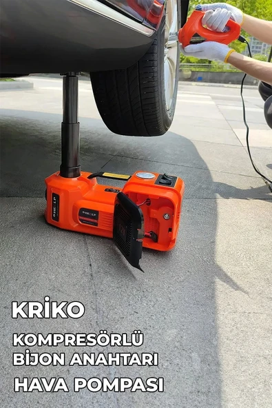 Elektrikli Hidrolik Kriko Hava Pompası Bijon Anahtarı - 3