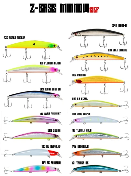 Fujin Z-Bass Minnow 125F 21gr Maket Balık ürün görseli 1