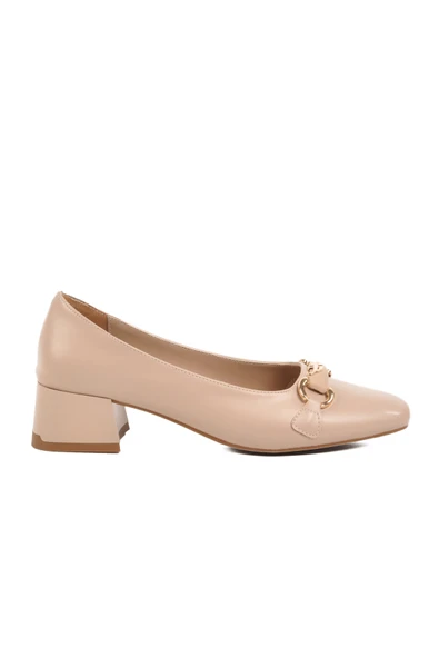 Ayakmod Bej Kadın Topuklu Ayakkabı 8671032 Z