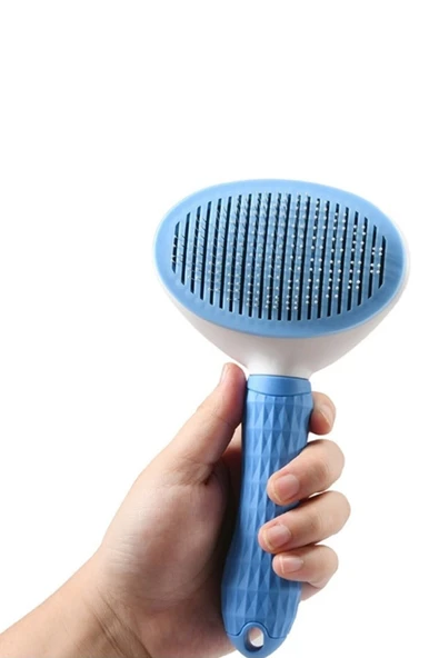 Tilbe Home Kedi Fırça ve Tarağı Kıl Tüy Toplama Basmalı Tiftik Kedi Köpek Evcil Hayvan Temizleme Masaj Aleti - 7