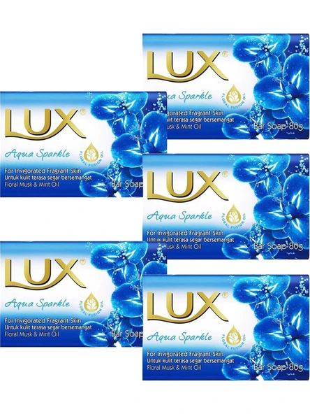 Lux 5 Ad Lüx Sabun Mavi 80 Gr Aqua Sparkle