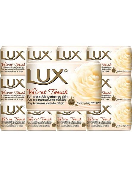 Lux 10 Adet Lüx Sabun Sarı 80 Gr. Velvet Touch