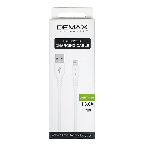 Demax D5 Type-C To Lightning 1 Metre 10W Şarj Kablosu ürün görseli