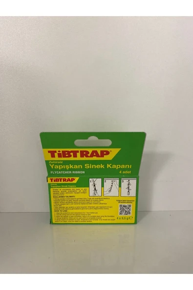 Tibtrap Yapışkan Karasinek Tuzağı Sinek Bandı 1 Kutu(4'LÜ CAPSÜL) - 2