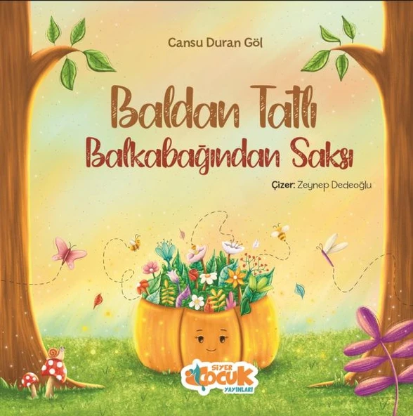 Baldan Tatlı Balkabağından Saksı - 2