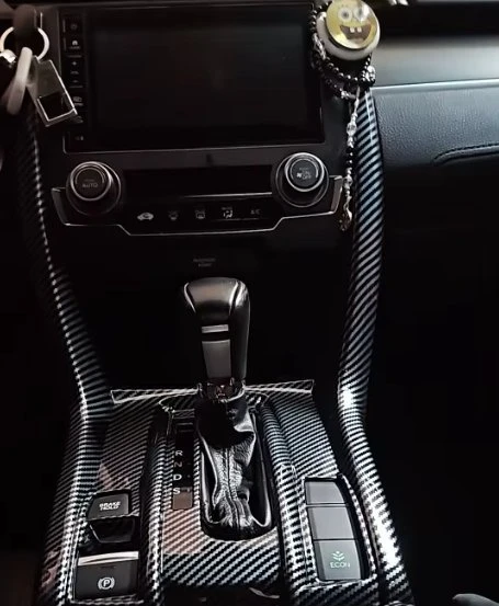 Honda Civic FC5 FK7 2016 - 2021 için karbon Fiber Vites Çerçevesi SAĞ SOL DİREKLERDE DAHİLDİR - 5