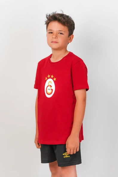Galatasaray Orijinal 5 Yıldız Kırmızı Çocuk T-Shirt - 2