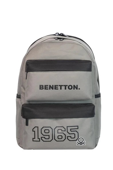 UNITED COLORS OF BENETTON ERKEK ÇOCUK 1965 BASKILI SIRT ÇANTASI 13005