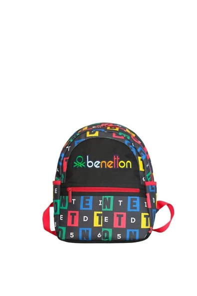 UNITED COLORS OF BENETTON UNİSEX ÇOCUK HARF BASKILI ANAOKUL ÇANTASI 13170