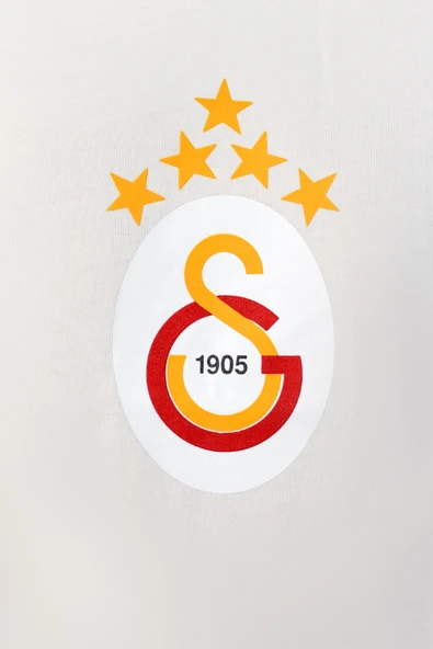 Galatasaray Orijinal 5 Yıldız Ekru Forma T-Shirt - 3