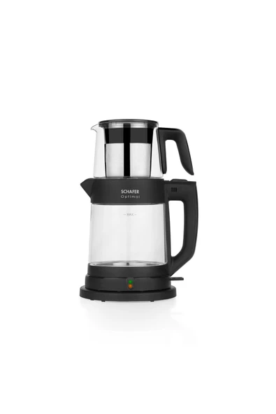 Optimal Elektrikli Cam Çay Makinesi-siyah - 2