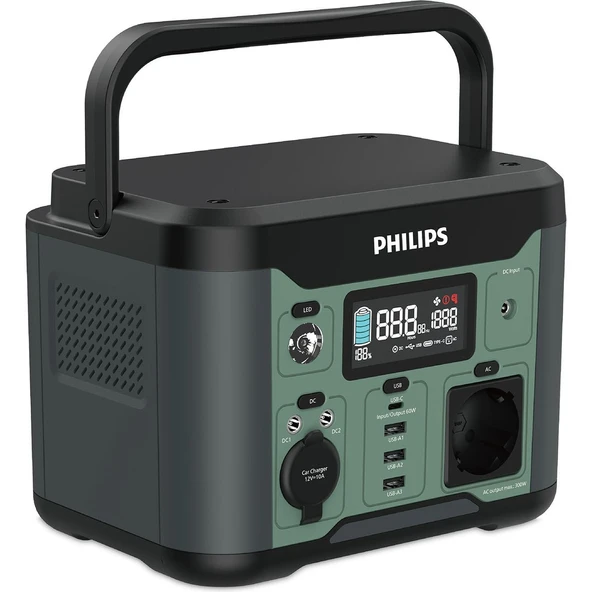 DLP8091CB Siyah Ac Dc Çıkışlı Taşınabilir Güç Kaynağı 300W