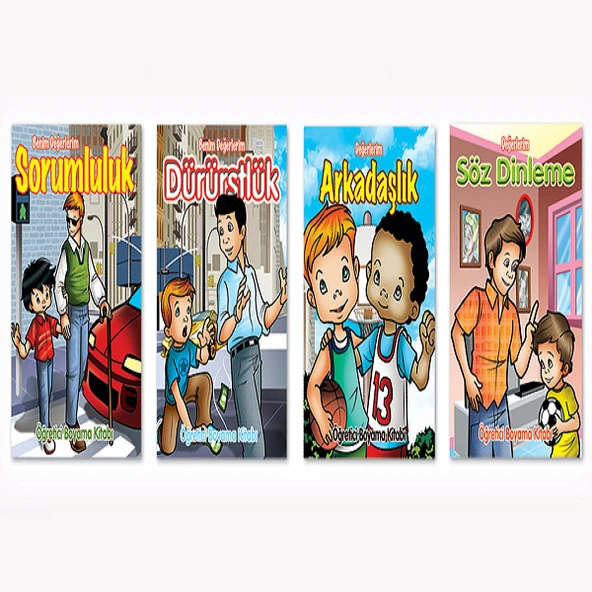 Keskin Color Boyama Kitabı Benim Değerlerim 20x28 241700-99 - 2