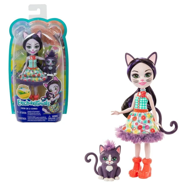 FNH22 Enchantimals Popüler Karakter Bebekler -1 adet fiyatıdır - 4