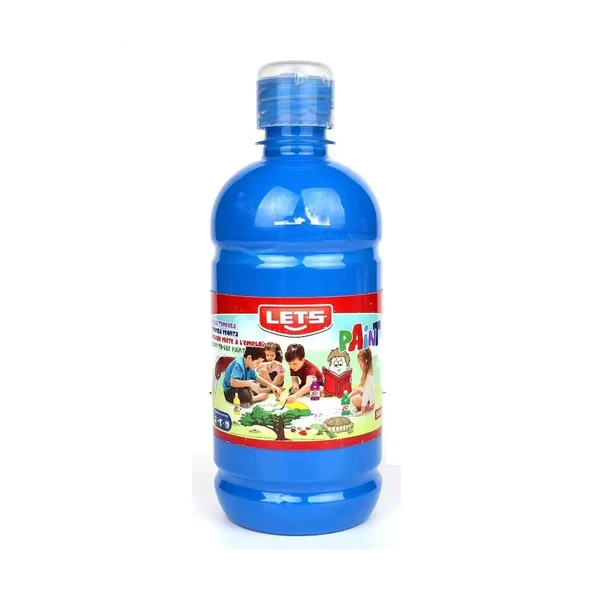 Lets Guaj Boya 500 ML Plastik Mavi L-5106 ürün görseli 1