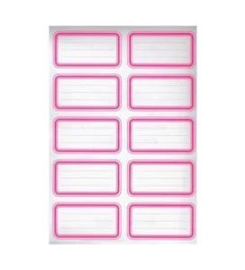 Keskin Color Etiket 3 Lü Tek Renk Pembe