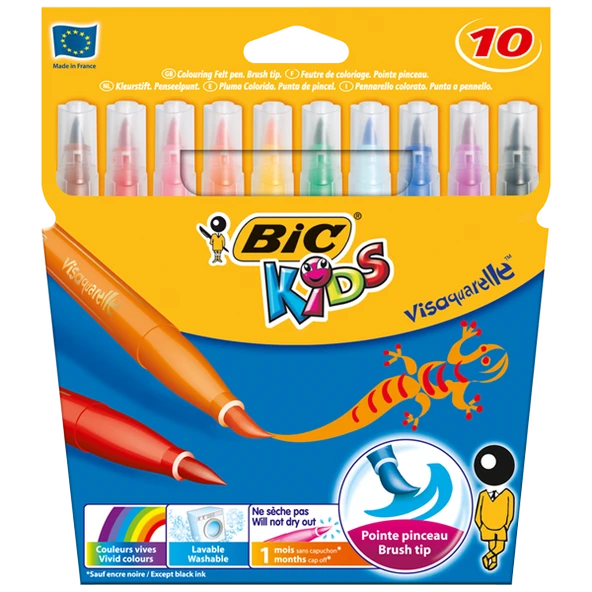Bic Keçeli Boya Kalemi Visa 10 Renk 828964
