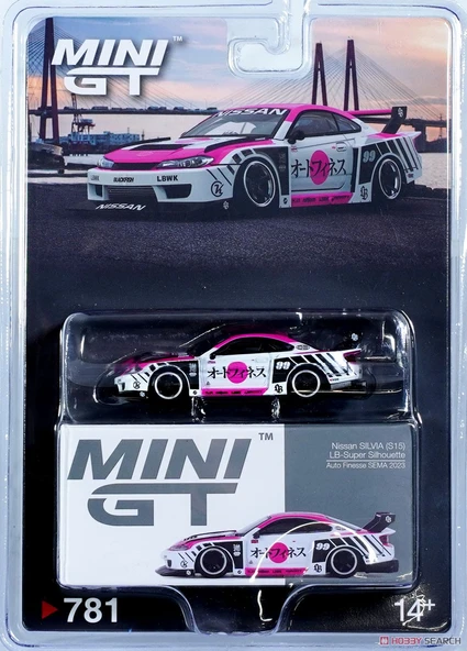 Mini GT Nissan SILVIA (S15) Süper Silhouette