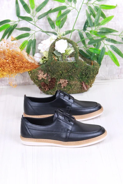 Mehmet Mete 4169 Bordolli Yumuşak Hafif İç Ve Dış Hakiki Deri Erkek Ayakkabı - Resim 2