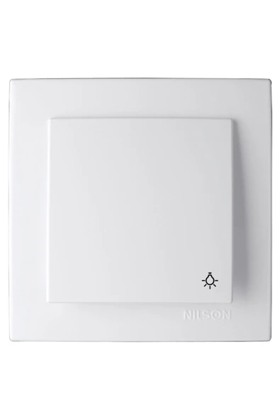 Touran Beyaz Light Anahtarı Mek.+ Kapak - 2