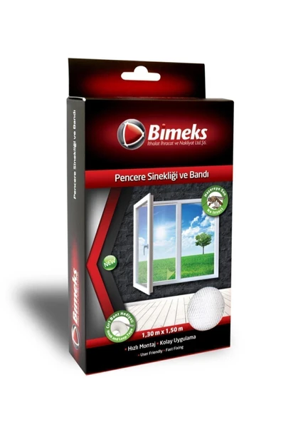 Pencere Sinekliği Beyaz 1,30x1,50m +bant 7mmx5,6m 2001011