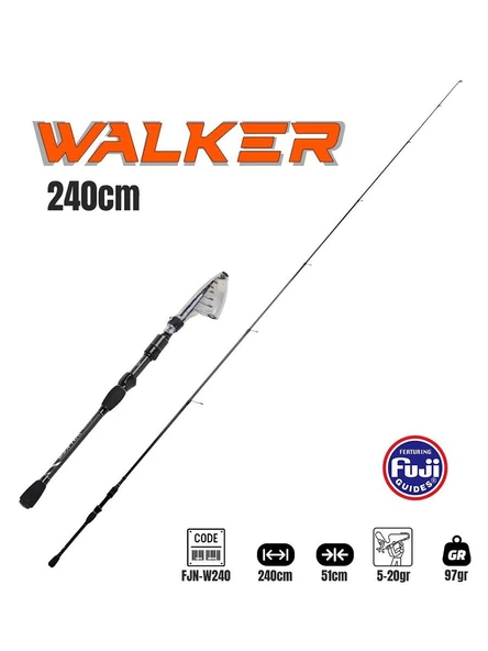 Fujin Walker 240cm 5-20gr Teleskopik Spin Kamışı - 2