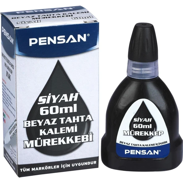 Pensan Tahta Kalemi Mürekkebi Siyah 100 ML 4009