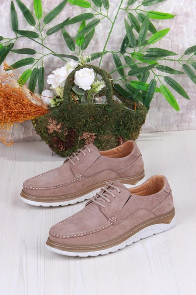 Mehmet Mete 4044 Carlo Nubuk Hafif Rahat Hakiki Deri Erkek Ayakkabı - Resim 8