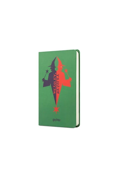 Mabbels Sert Kapak Mini Defter Harry Potter Weasley Yeşil 80 YP 9x14 DFT-388241