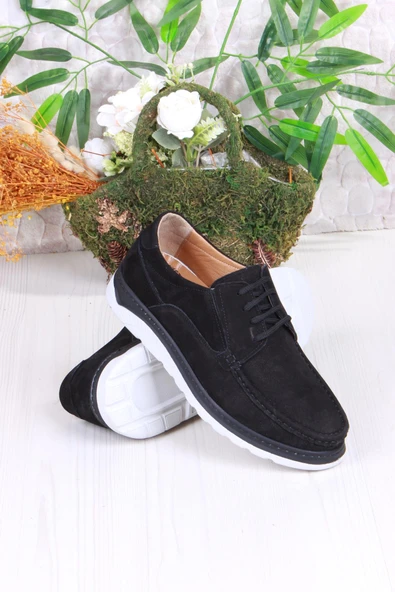 Mehmet Mete 4044 Carlo Nubuk Hafif Rahat Hakiki Deri Erkek Ayakkabı - Resim 4