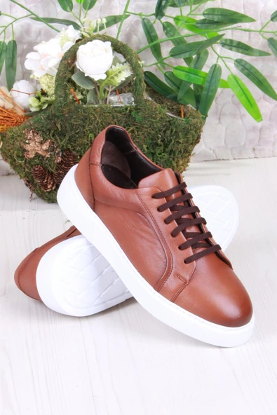 Mehmet Mete 46642 Rahat Hakiki Deri Sneaker Erkek Ayakkabı - 9