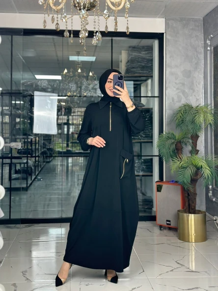 Defne Elbise-Siyah Siyah - 3