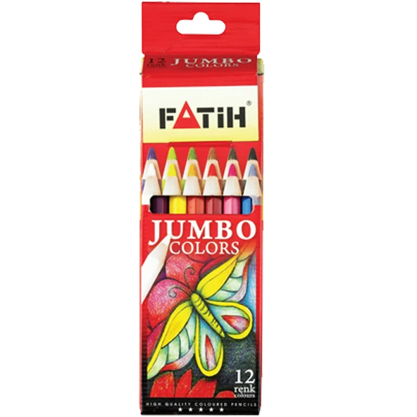 Fatih Kuru Boya Karton Kutu Jumbo Tam Boy 12 Lİ 33412