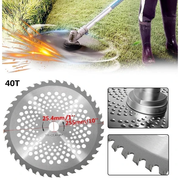 Motorlu Tırpan Universal Daire Testere 25.4X255 mm