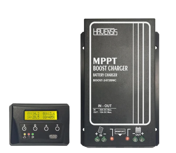 Havensis boost mppt Elektrikli bisiklet solar şarj cihazı 24 volt 36 volt 48 volt 60 volt 72 volt